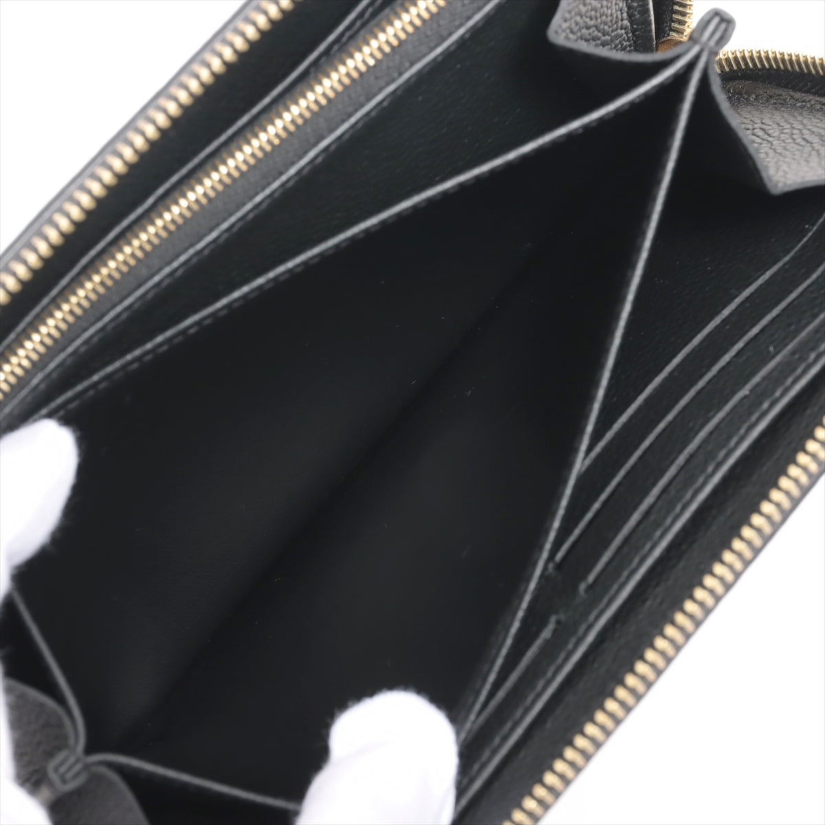 Louis Vuitton Bi-Color Monogram Implant Zippyr Wallet M80481 Noneir Round Zipper Wallet