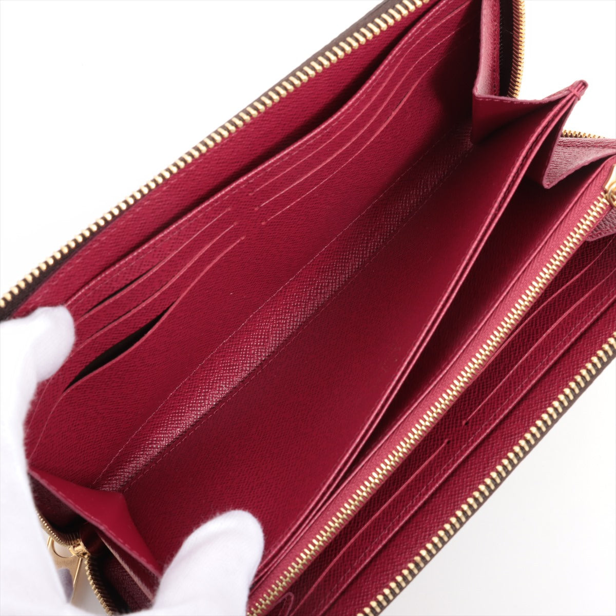 Louis Vuitton Monogram  Wallet M41895 Fushai Round Zip Wallet