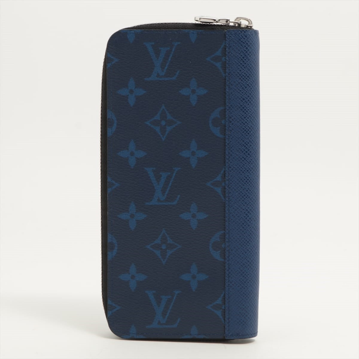 Louis Vuitton Zippy Vertical M30447 Cobalt Round Zip Wallet