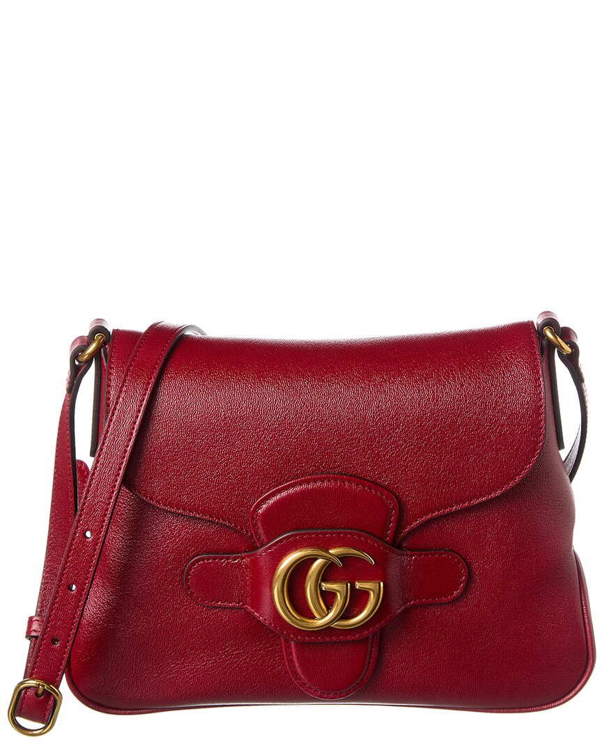 Gucci GG Logo Leather Shoulder Bag