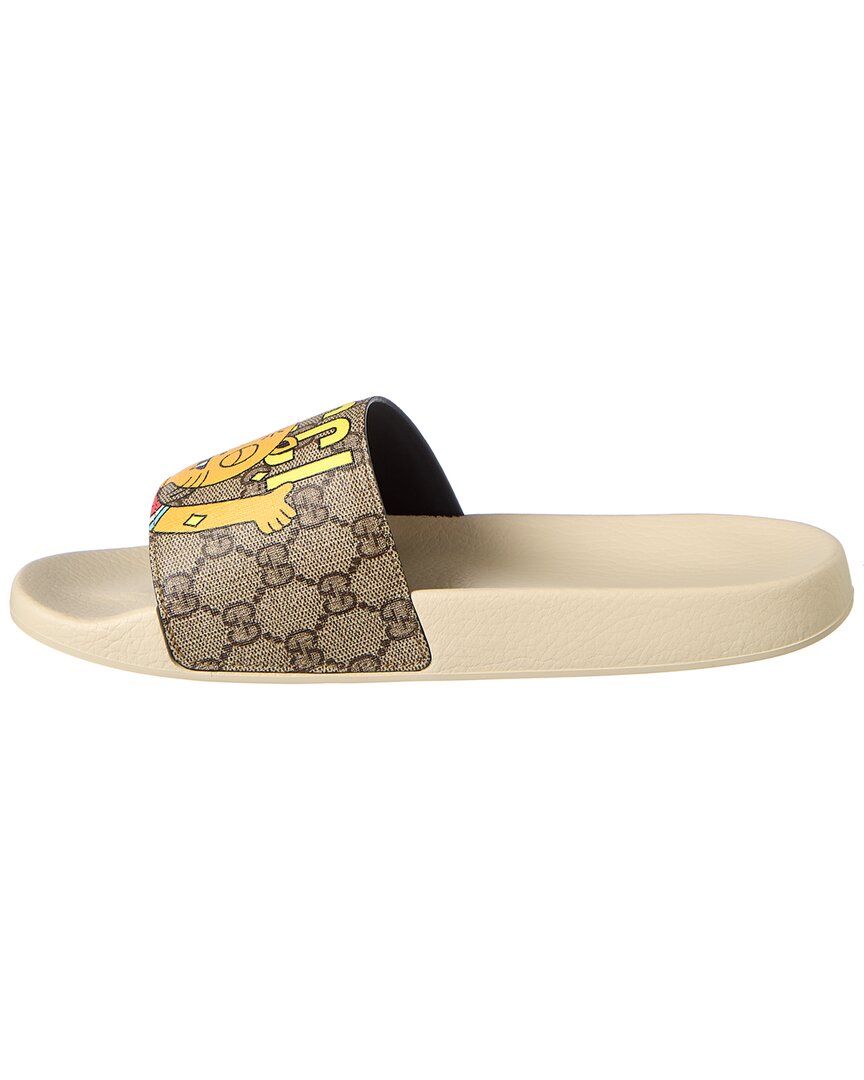 Luxury Gucci Trending 2025 GG Supreme Canvas Slide