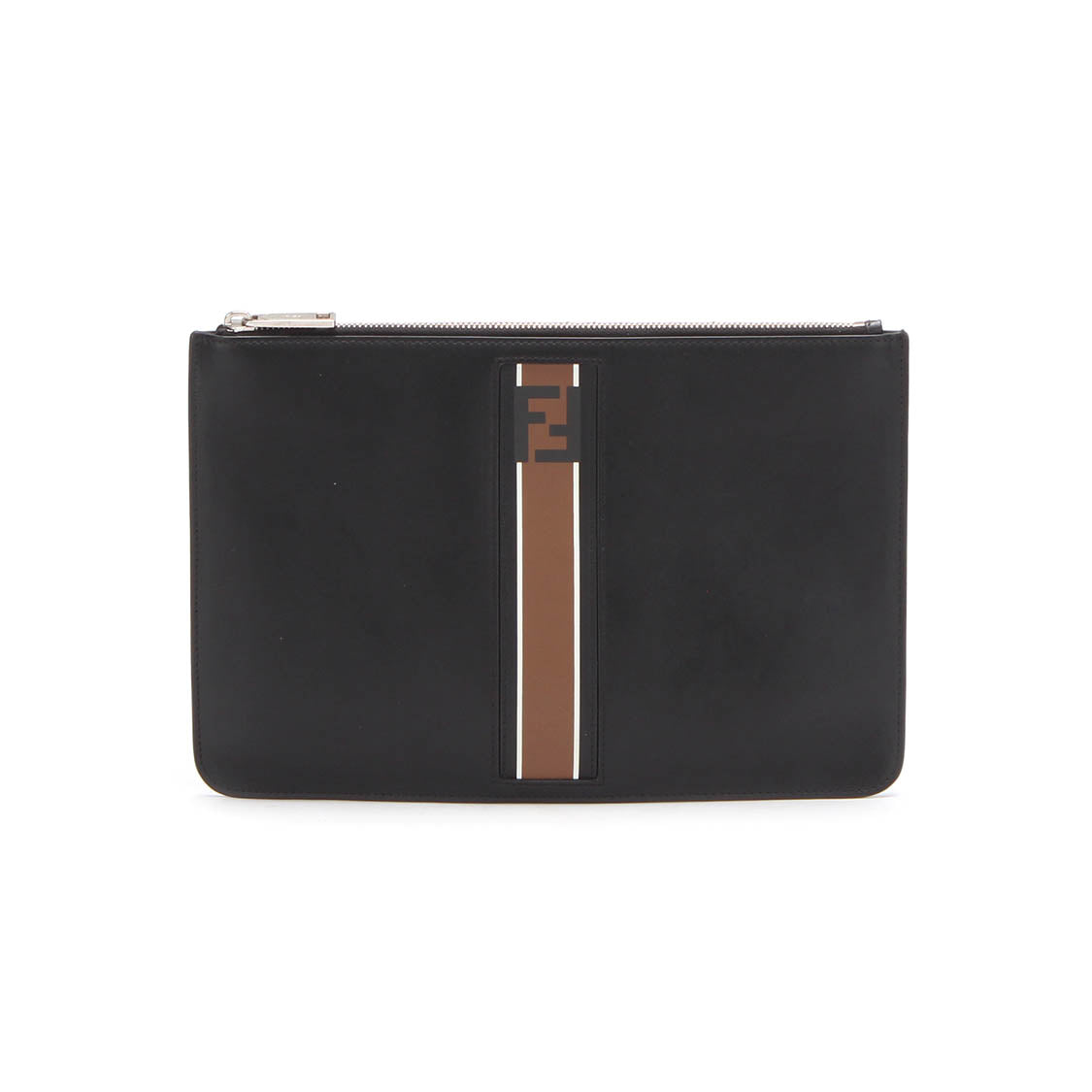 Luxury Fendi Leather Clutch Bag - '10s