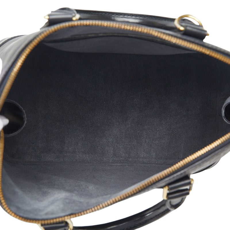 Louis Vuitton Epi Alma Handbag M52142 Noneir Black Leather  Louis Vuitton