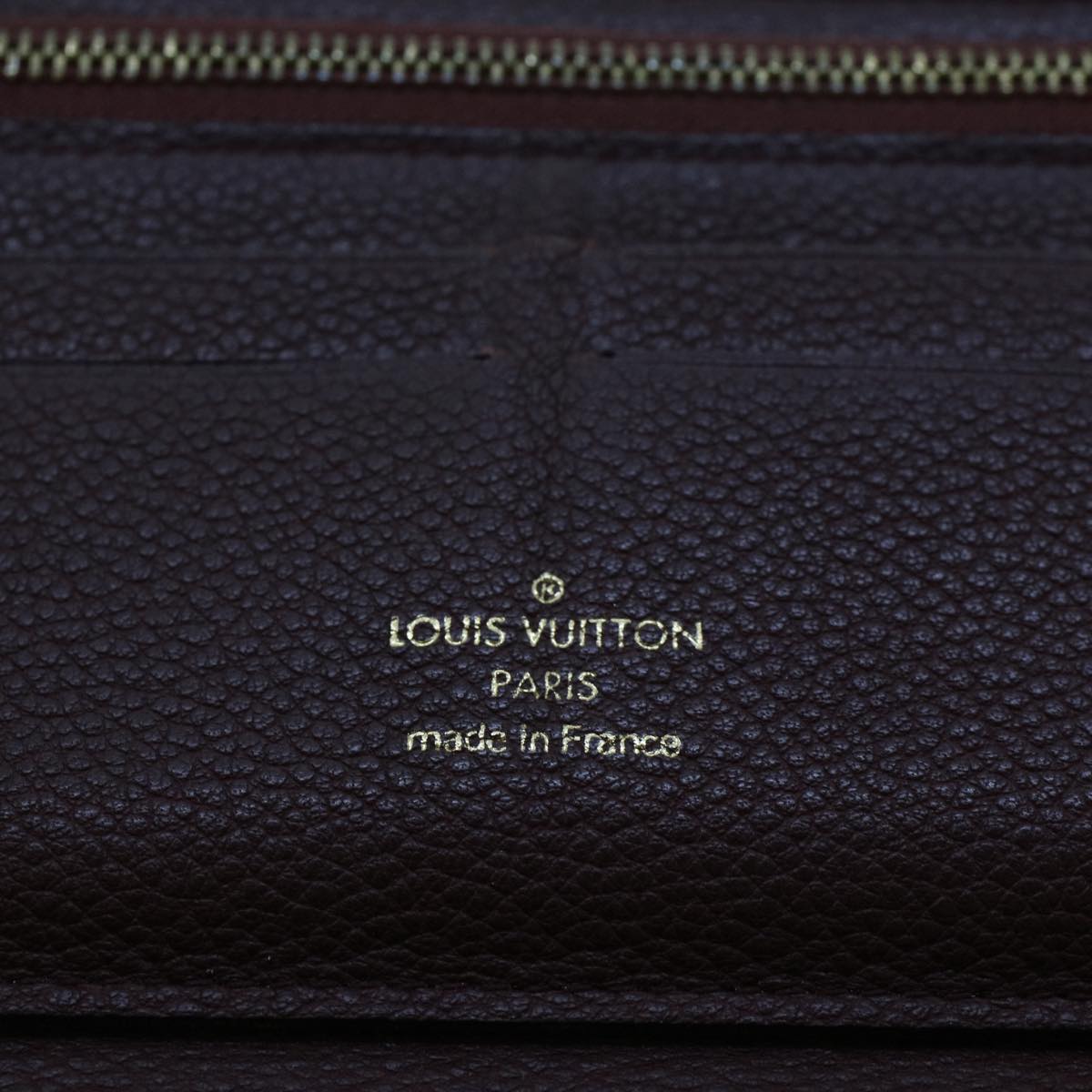 LOUIS VUITTON Empreinte Portefeuille Secret Ron Wallet Wine Red M60359 LV 43354