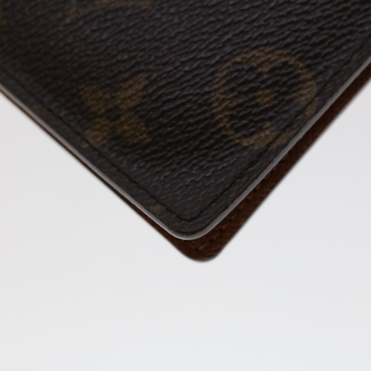 LOUIS VUITTON Monogram Porte Valeurs Cartes Credit Wallet M61823 LV 43359