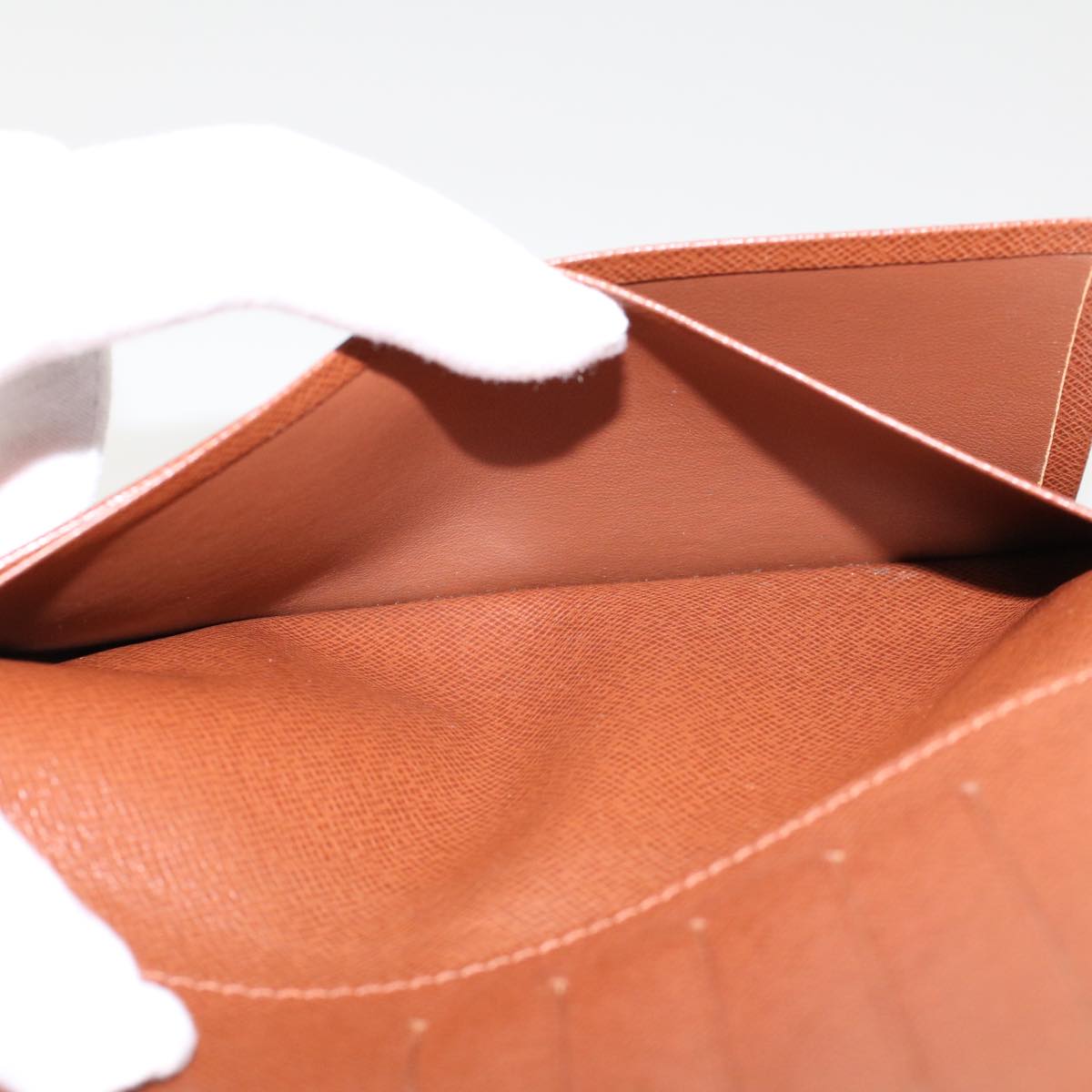 LOUIS VUITTON Monogram Porte Valeurs Cartes Credit Wallet M61823 LV 43359
