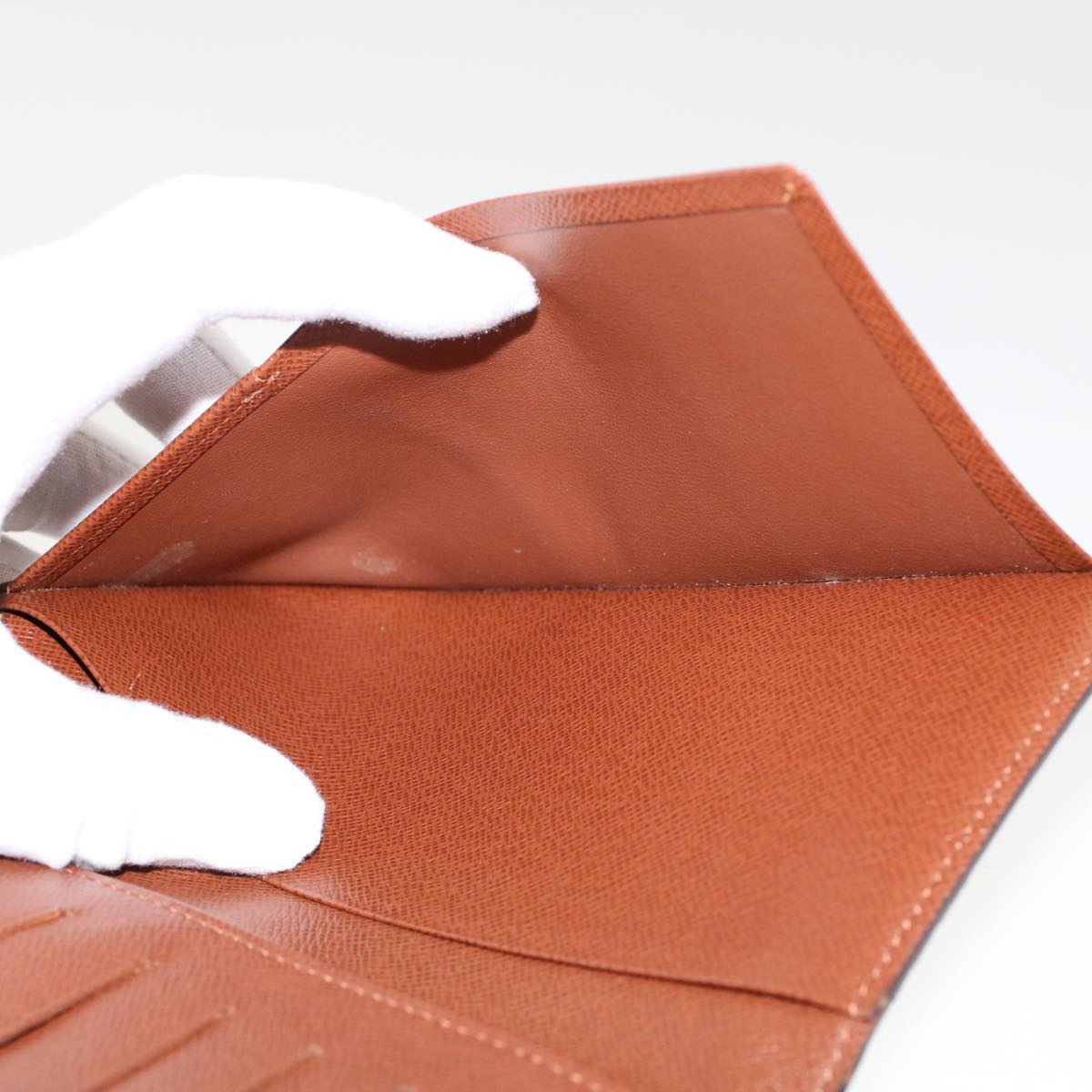 LOUIS VUITTON Monogram Porte Valeurs Cartes Credit Wallet M61823 LV 43359