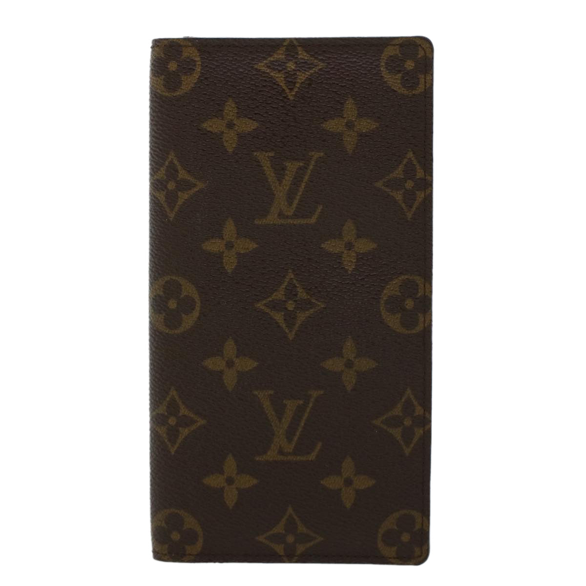 LOUIS VUITTON Monogram Porte Valeurs Cartes Credit Wallet M61823 LV 43359