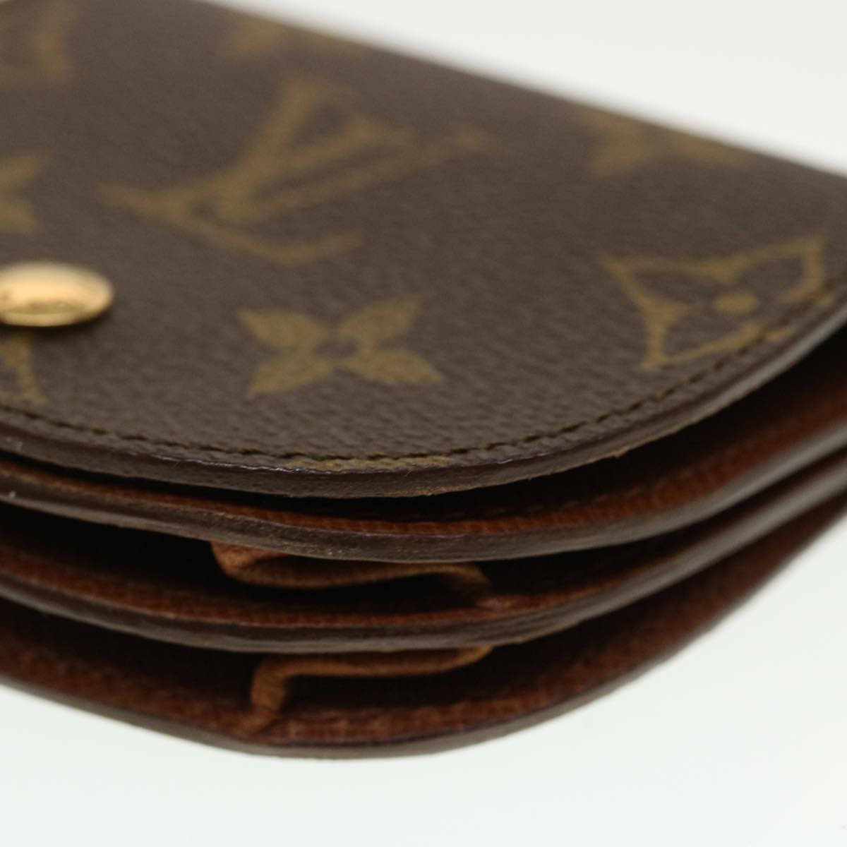 LOUIS VUITTON Monogram Porte Monnaie Guze Coin Purse M61970 LV 43360