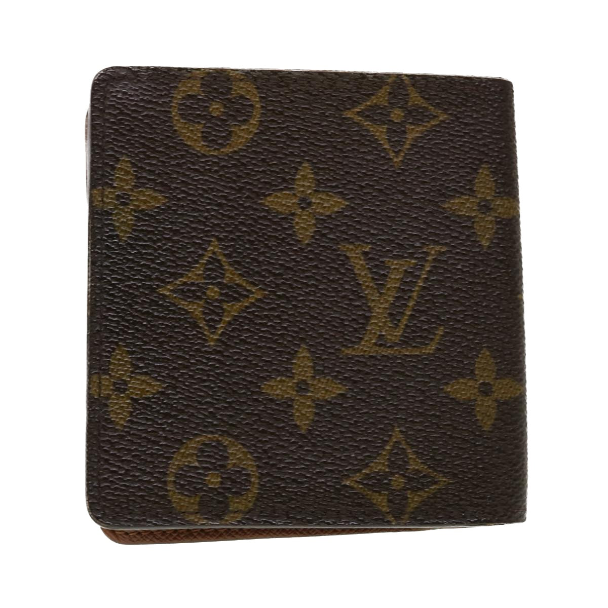 LOUIS VUITTON Monogram Porte Billets Cult Blue Pass Case M60905 LV 43367