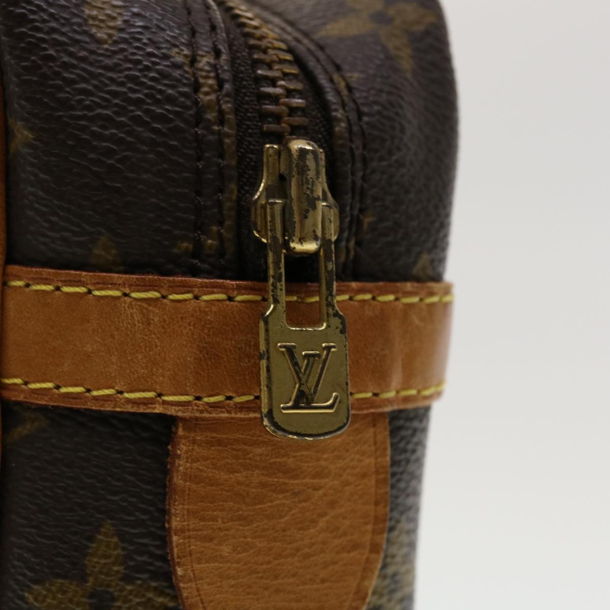 LOUIS VUITTON Monogram Compiegne 28 Clutch Bag M51845 LV 43486