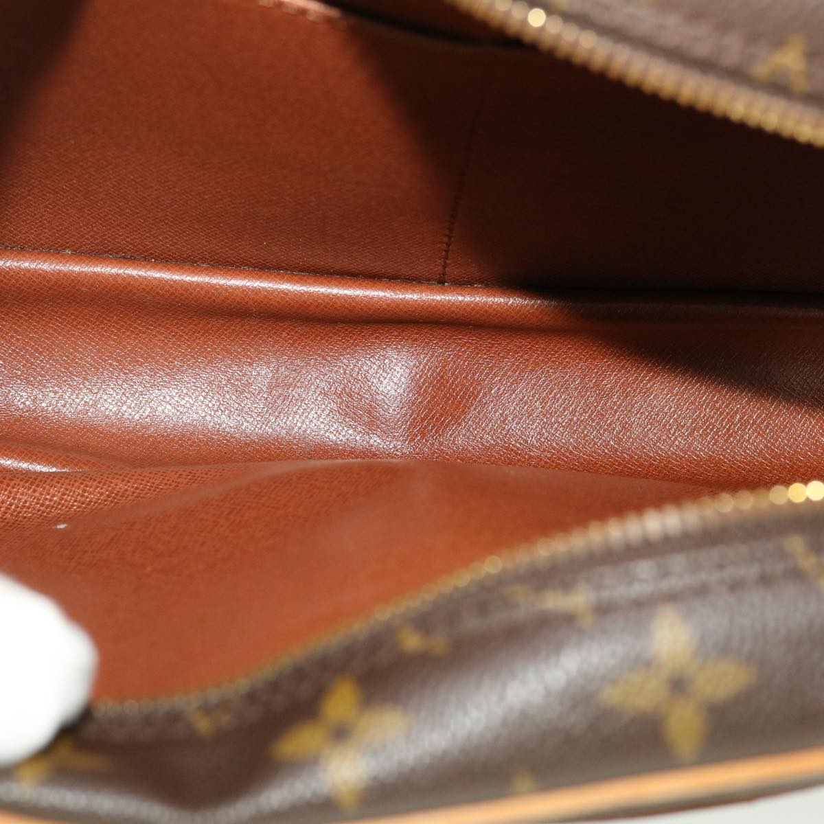 LOUIS VUITTON Monogram Compiegne 28 Clutch Bag M51845 LV 43486