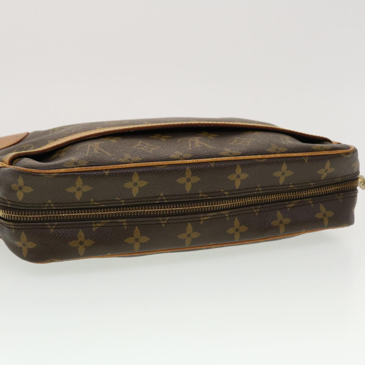 LOUIS VUITTON Monogram Compiegne 28 Clutch Bag M51845 LV 43486
