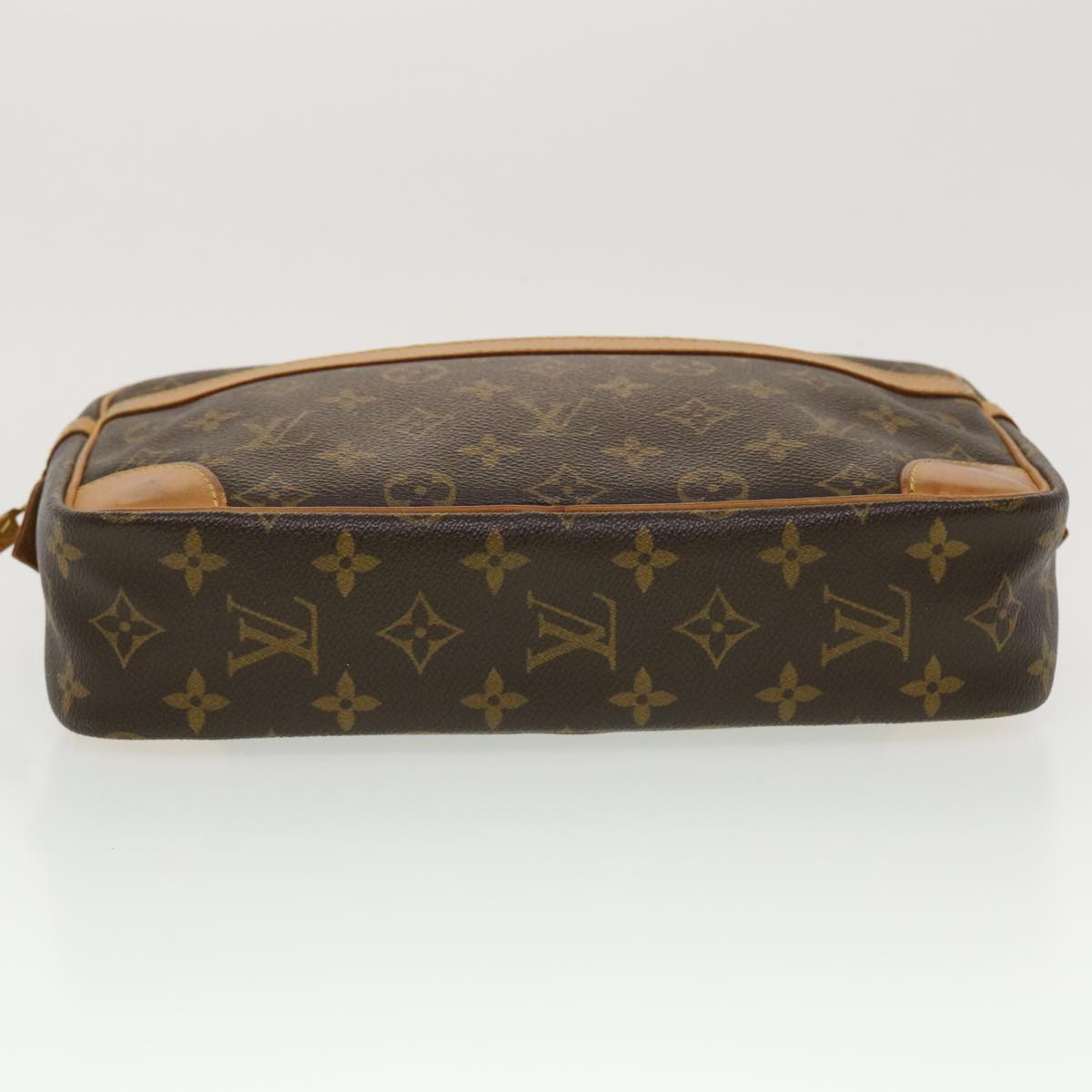 LOUIS VUITTON Monogram Compiegne 28 Clutch Bag M51845 LV 43486