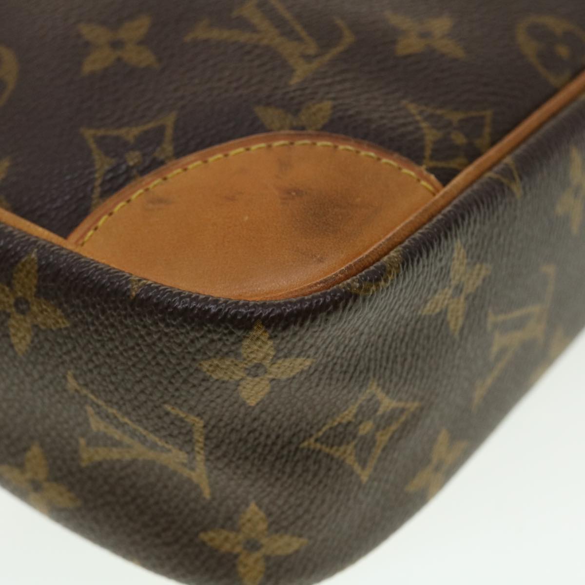 LOUIS VUITTON Monogram Compiegne 28 Clutch Bag M51845 LV 43486