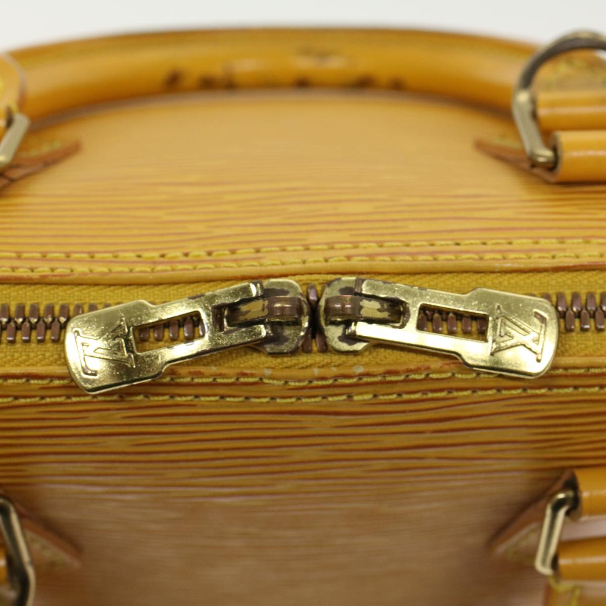 LOUIS VUITTON Epi Alma Hand Bag Tassili Yellow M52149 LV 43531