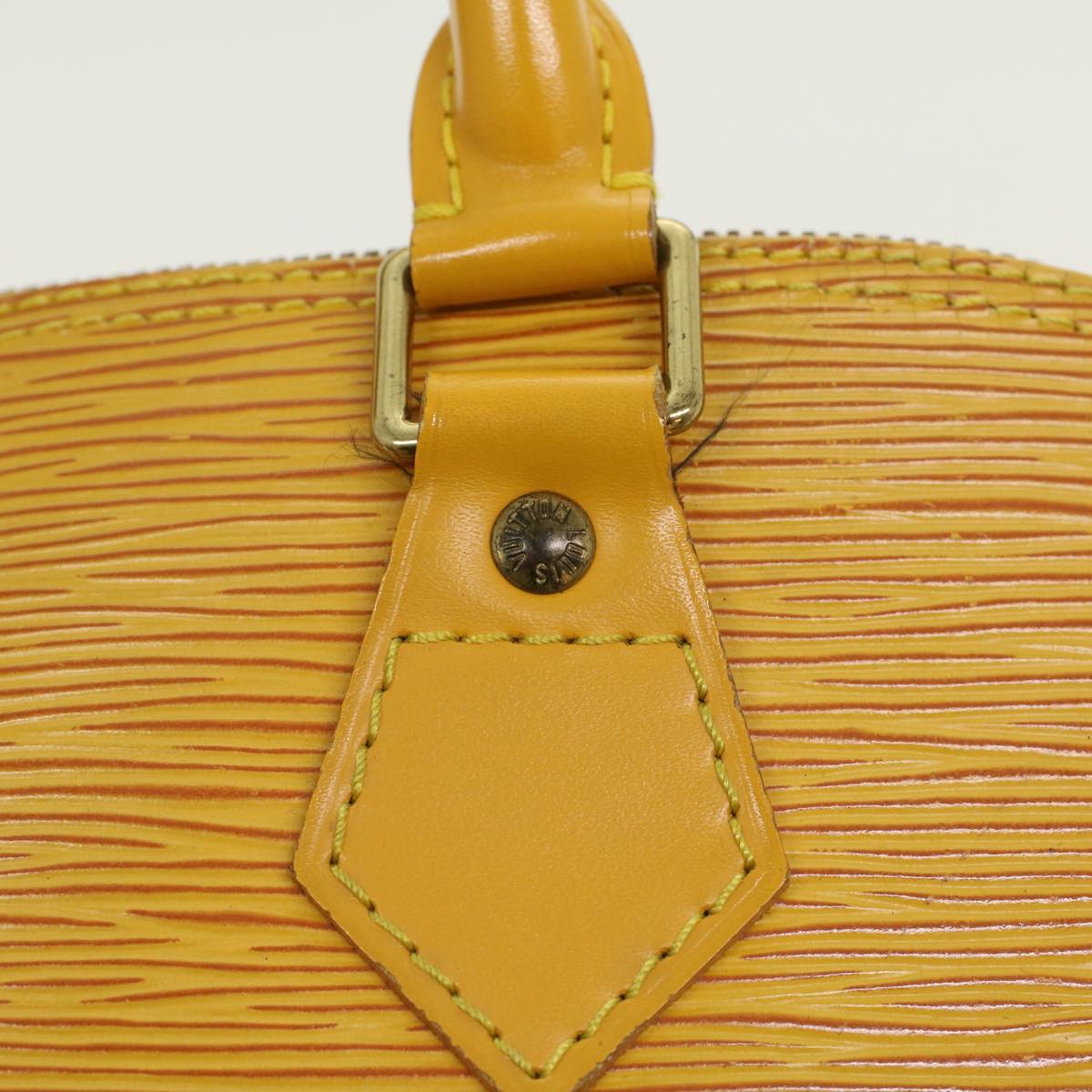 LOUIS VUITTON Epi Alma Hand Bag Tassili Yellow M52149 LV 43531