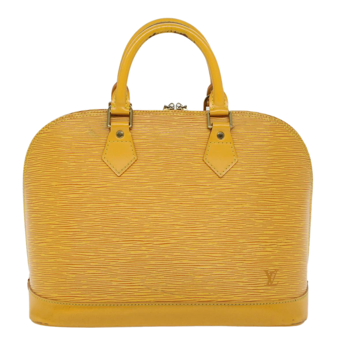 LOUIS VUITTON Epi Alma Hand Bag Tassili Yellow M52149 LV 43531