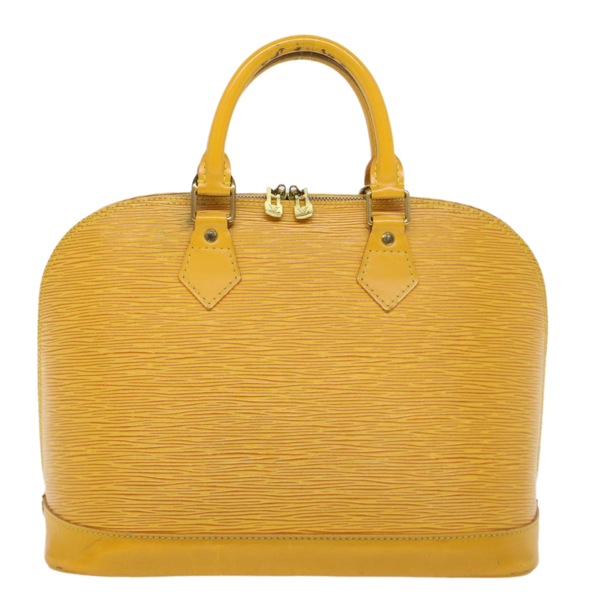 LOUIS VUITTON Epi Alma Hand Bag Tassili Yellow M52149 LV 43531