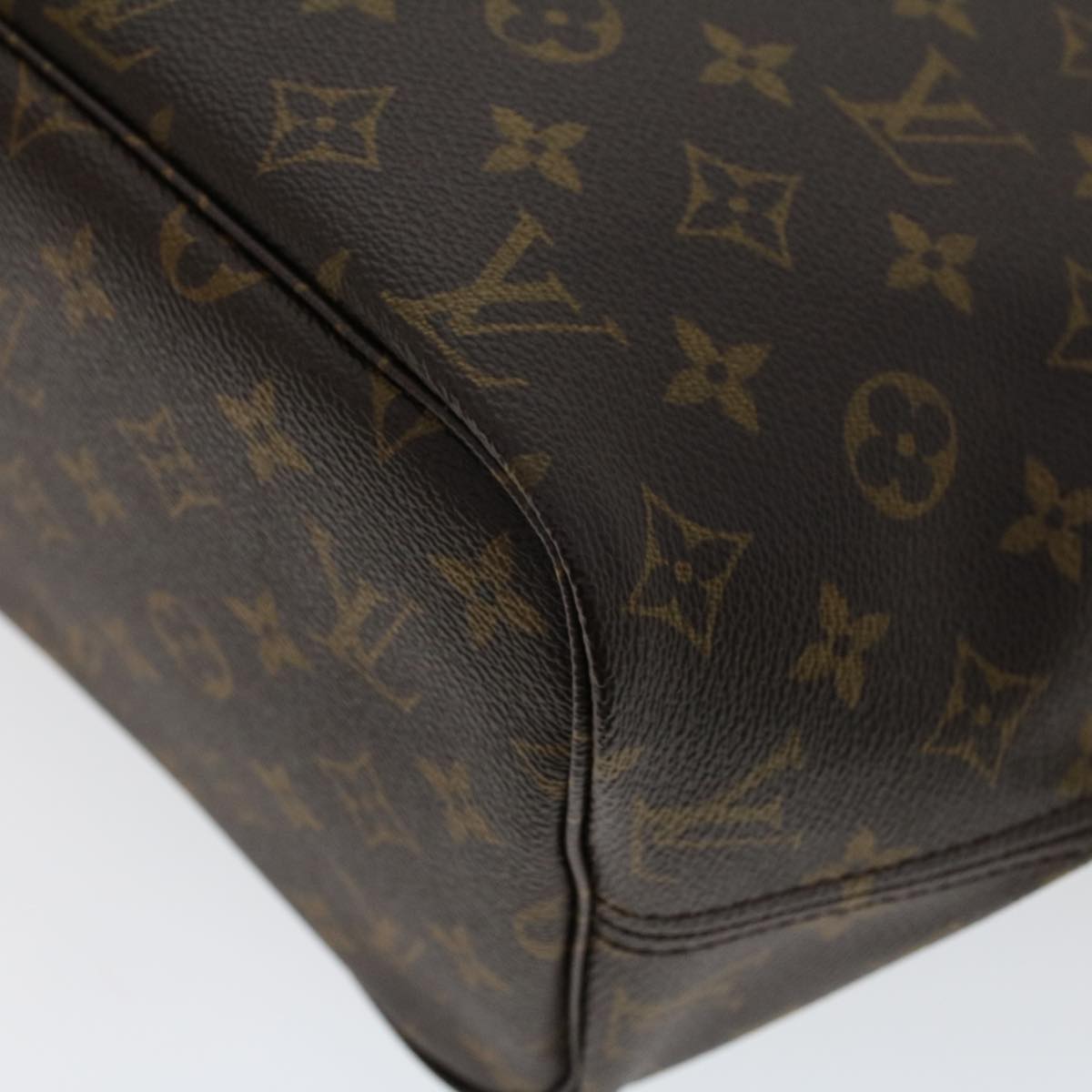 LOUIS VUITTON Monogram Neverfull MM Tote Bag M40156 LV 43554A
