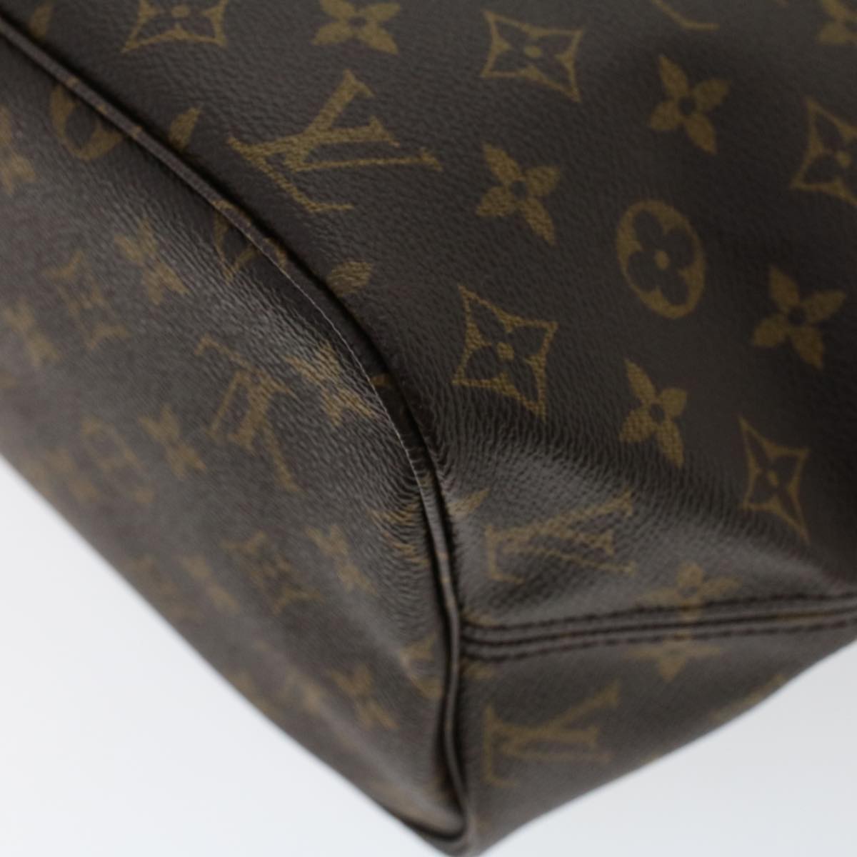 LOUIS VUITTON Monogram Neverfull MM Tote Bag M40156 LV 43554A