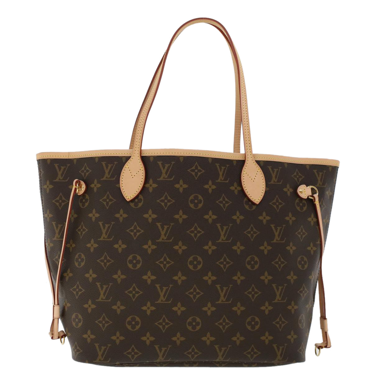 LOUIS VUITTON Monogram Neverfull MM Tote Bag M40156 LV 43554A