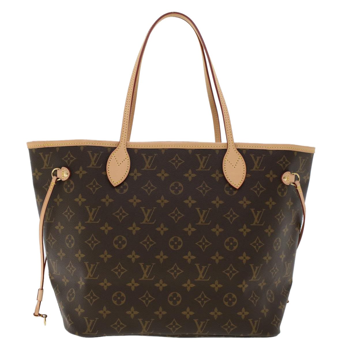 LOUIS VUITTON Monogram Neverfull MM Tote Bag M40156 LV 43554A