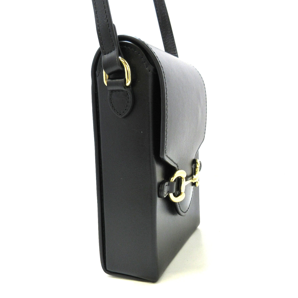 Luxury Gucci Trending 2025 Horsebit  Leather Shoulder Bag ()