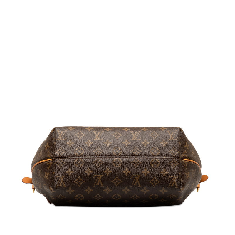 Louis Vuitton Monogram Thuren MM Handbag 2WAY M48814 Brown PVC Leather  Louis Vuitton