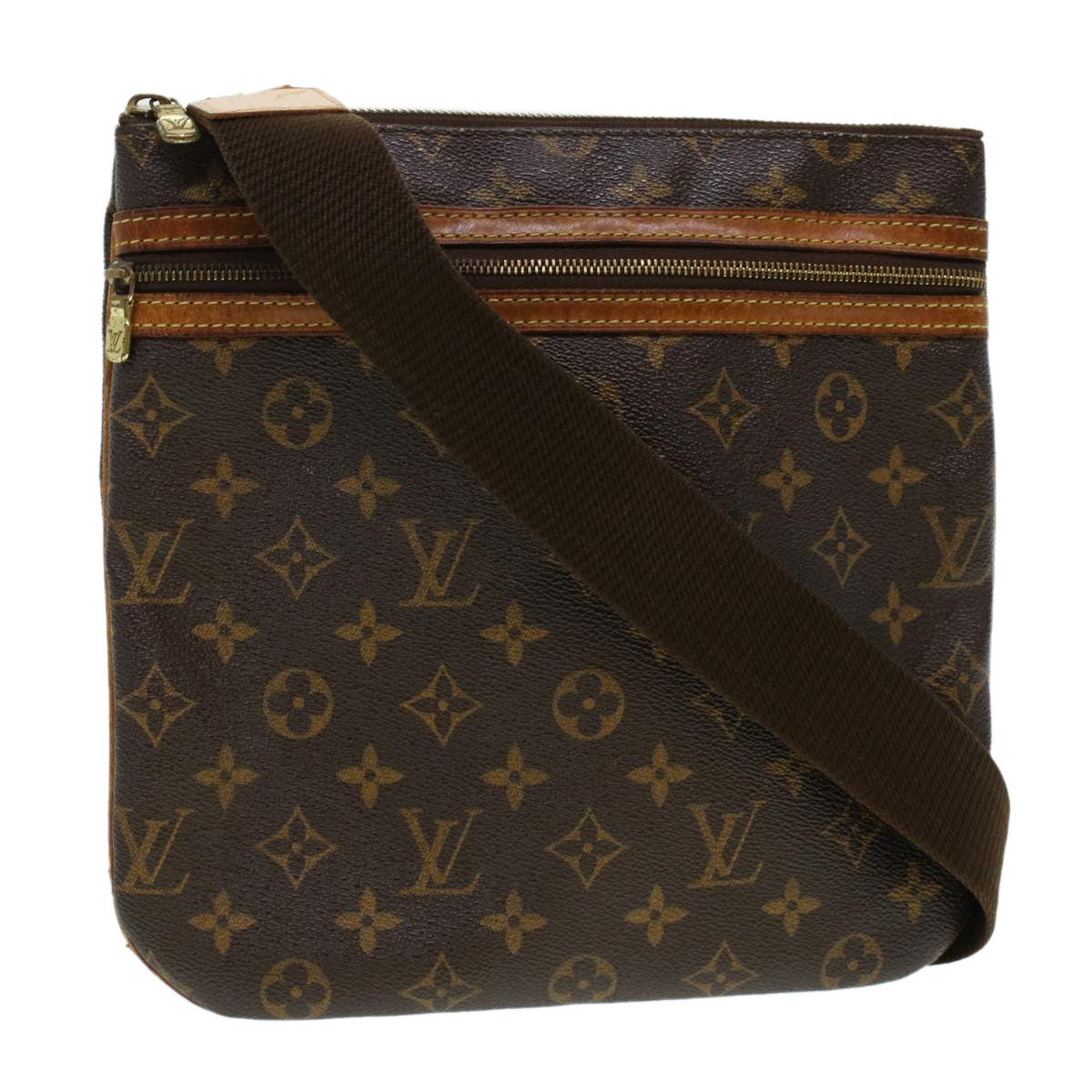LOUIS VUITTON Monogram Pochette Bosphore Shoulder Bag M40044 LV 43892