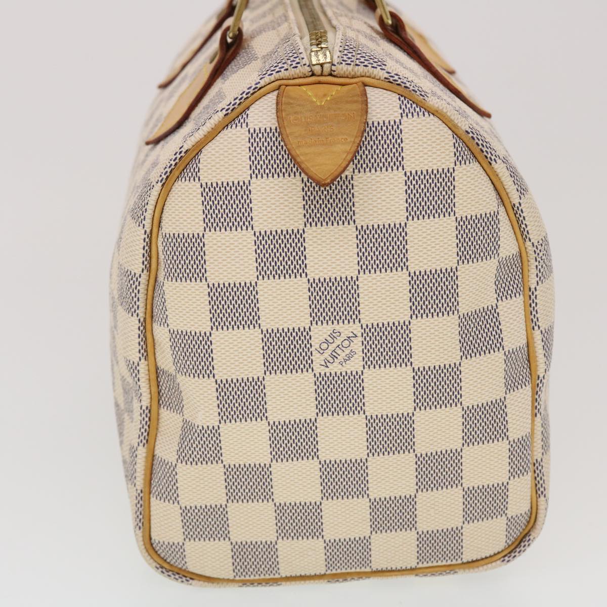LOUIS VUITTON Damier Azur Speedy 25 Hand Bag N41534 LV 43918