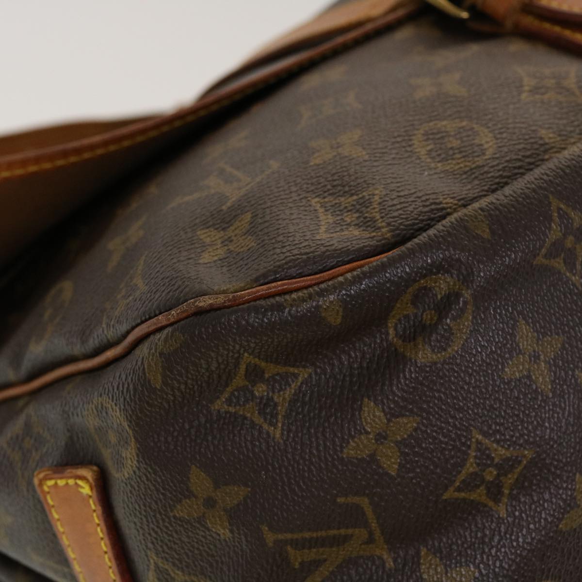 LOUIS VUITTON Monogram Saumur 35 Shoulder Bag M42254 LV 43922