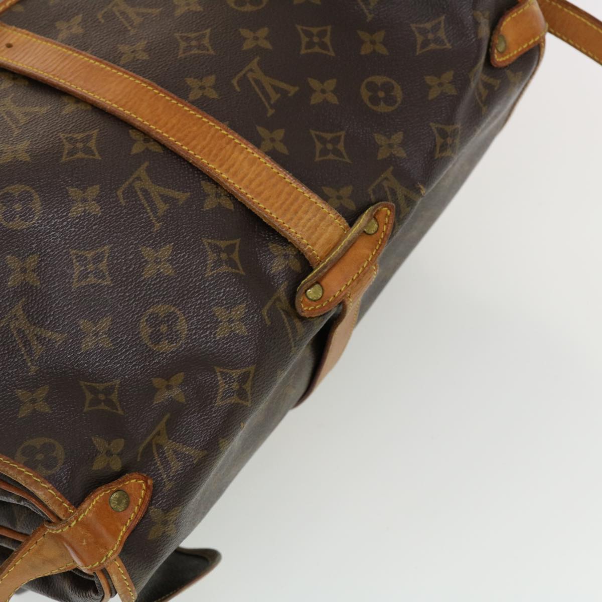 LOUIS VUITTON Monogram Saumur 35 Shoulder Bag M42254 LV 43922