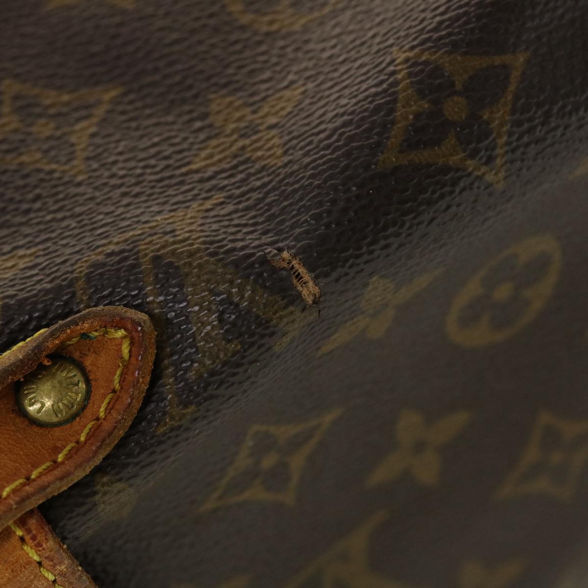 LOUIS VUITTON Monogram Saumur 35 Shoulder Bag M42254 LV 43922