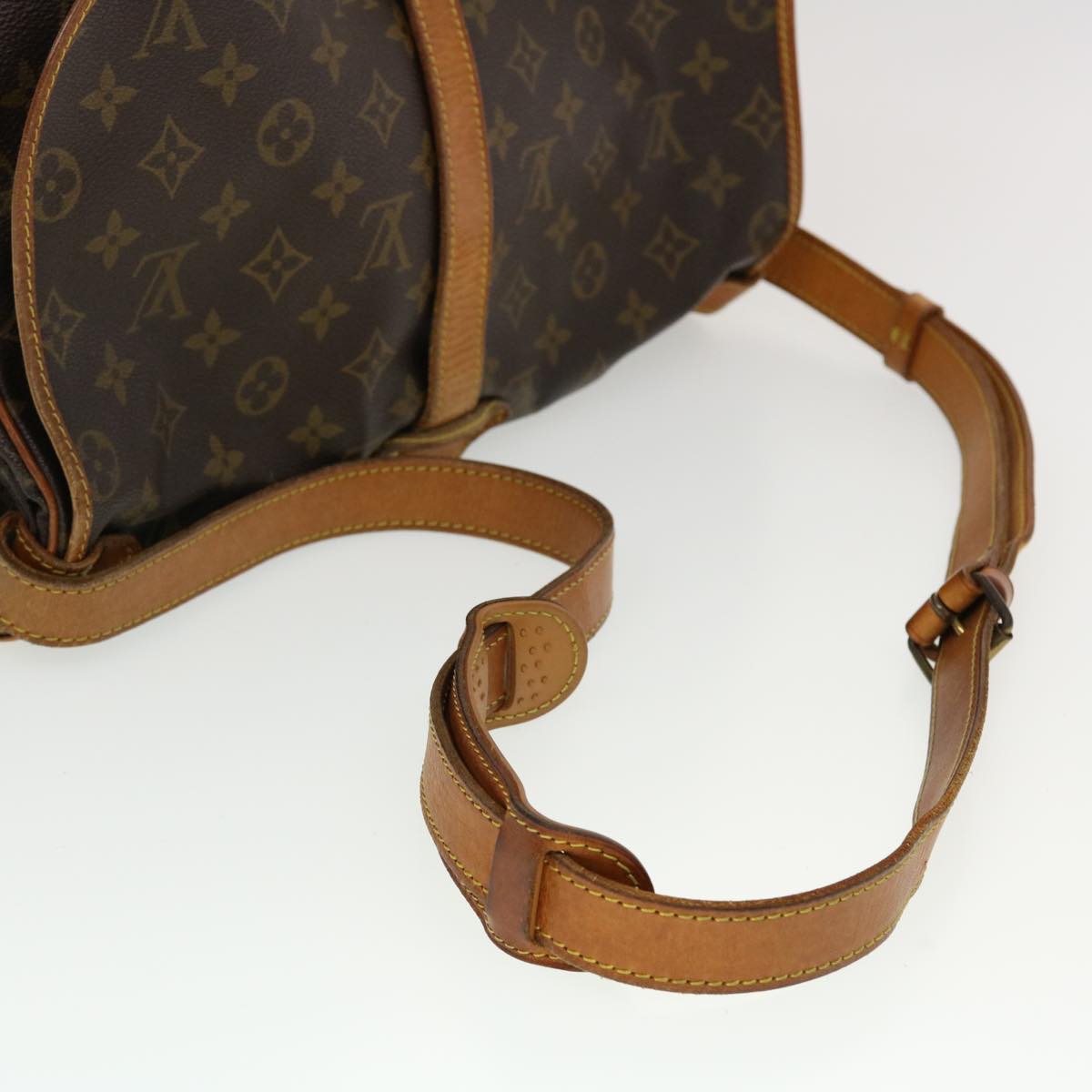LOUIS VUITTON Monogram Saumur 35 Shoulder Bag M42254 LV 43922