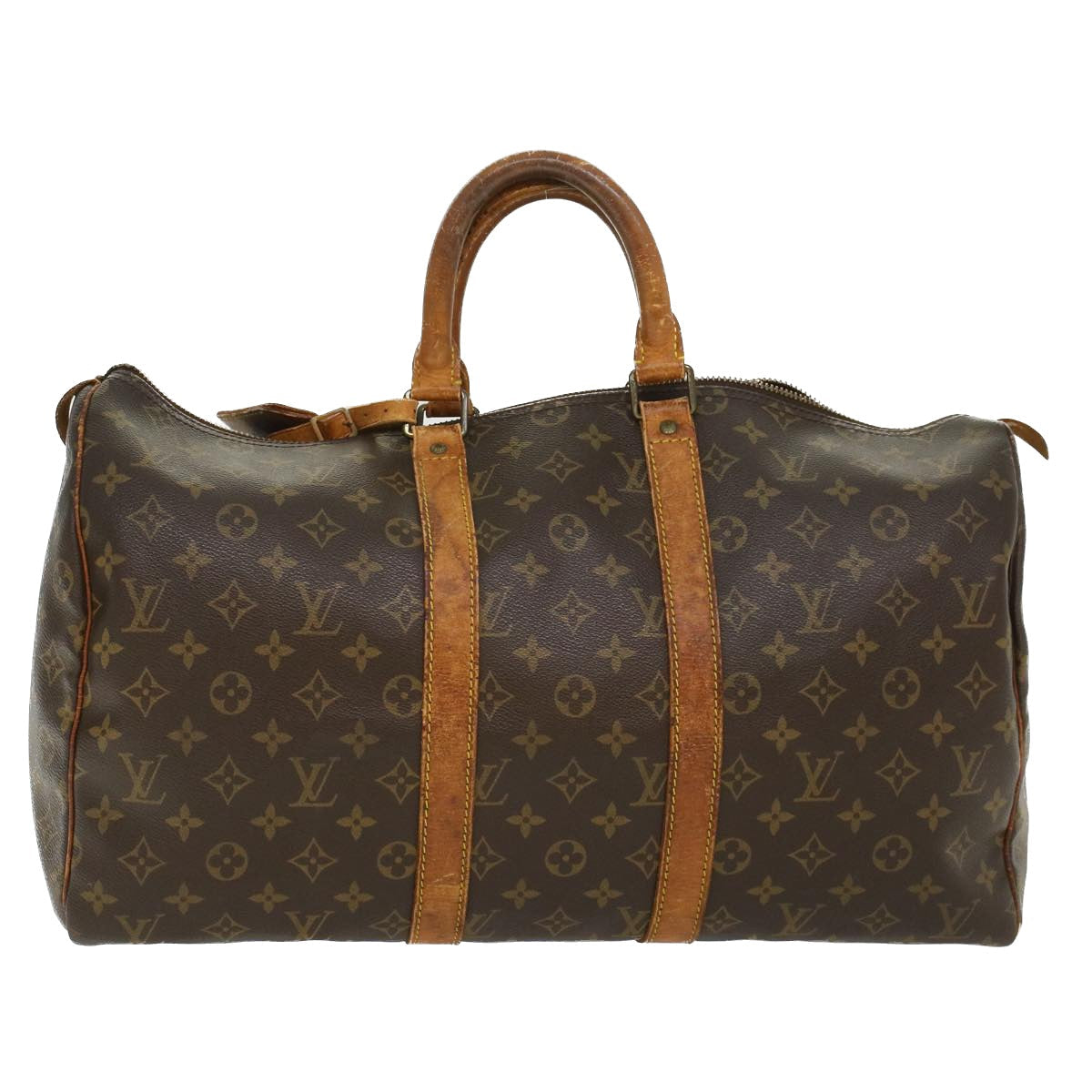 LOUIS VUITTON Monogram Keepall 45 Boston Bag M41428 LV 43962