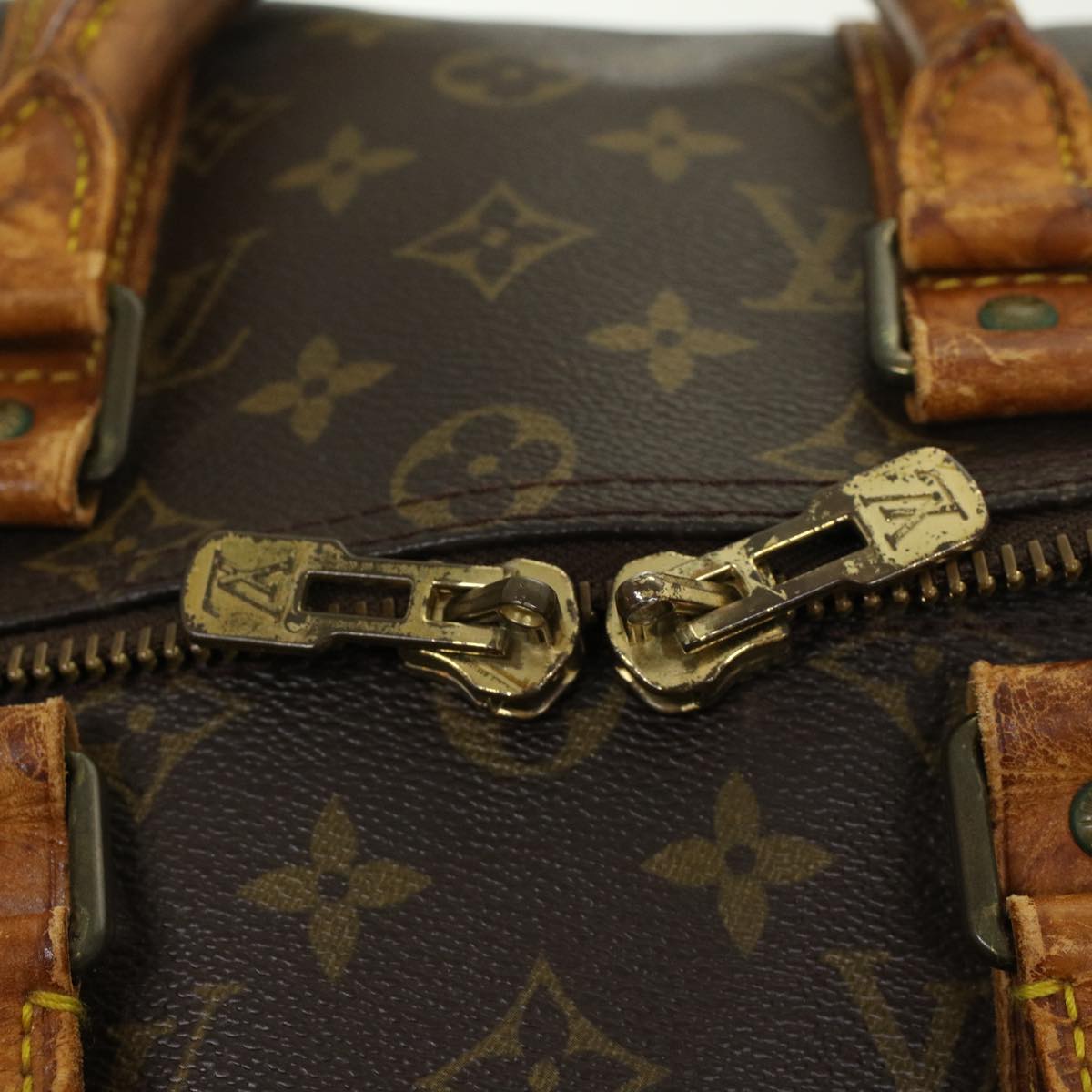 LOUIS VUITTON Monogram Keepall 45 Boston Bag M41428 LV 43962