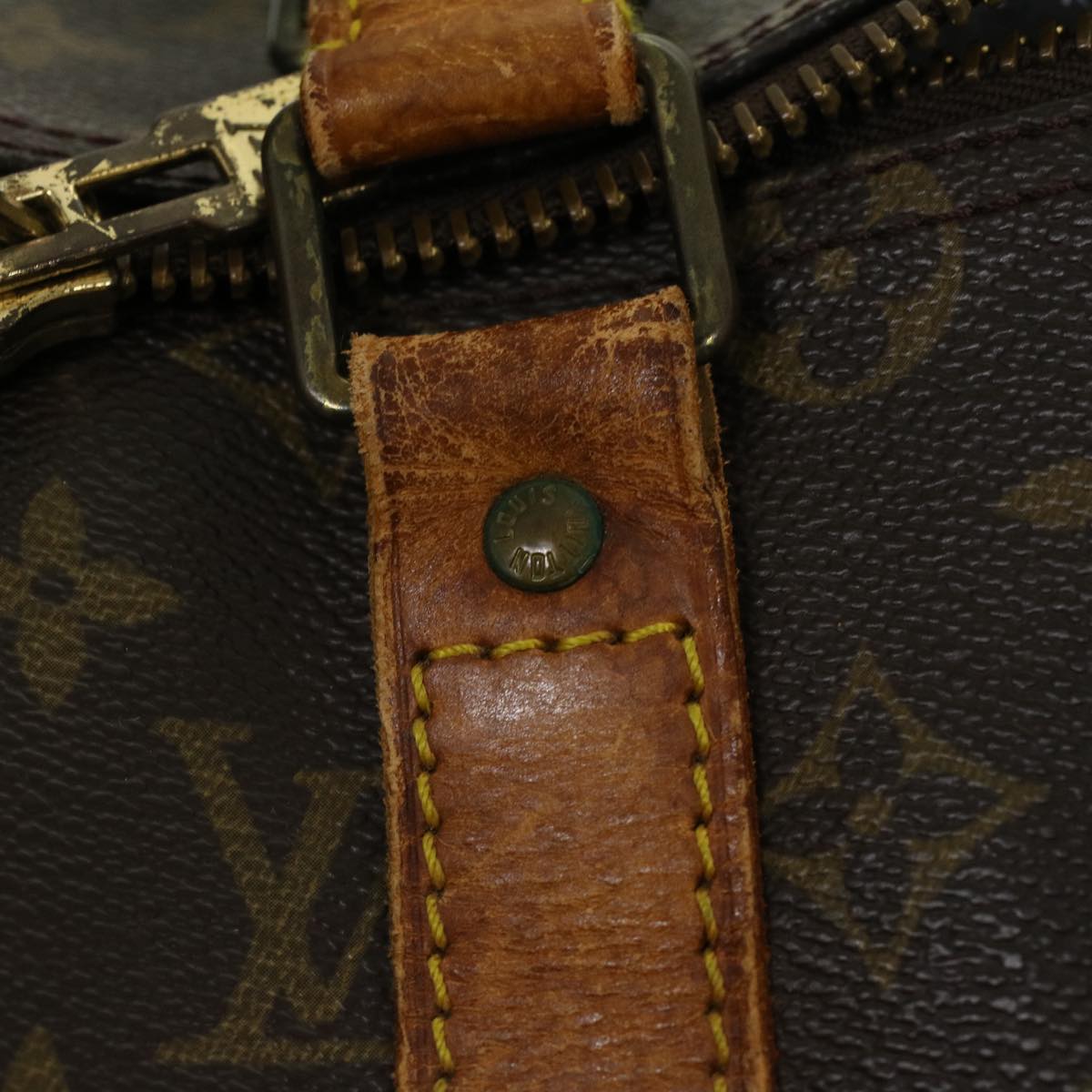 LOUIS VUITTON Monogram Keepall 45 Boston Bag M41428 LV 43962