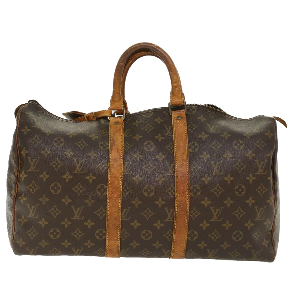 LOUIS VUITTON Monogram Keepall 45 Boston Bag M41428 LV 43962