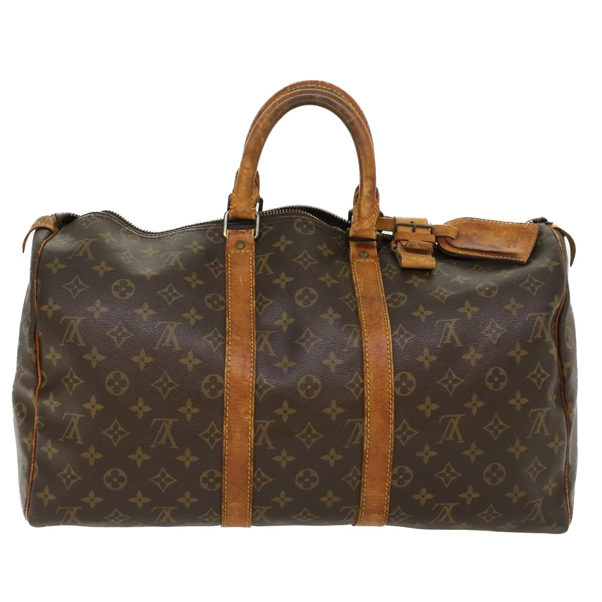 LOUIS VUITTON Monogram Keepall 45 Boston Bag M41428 LV 43962