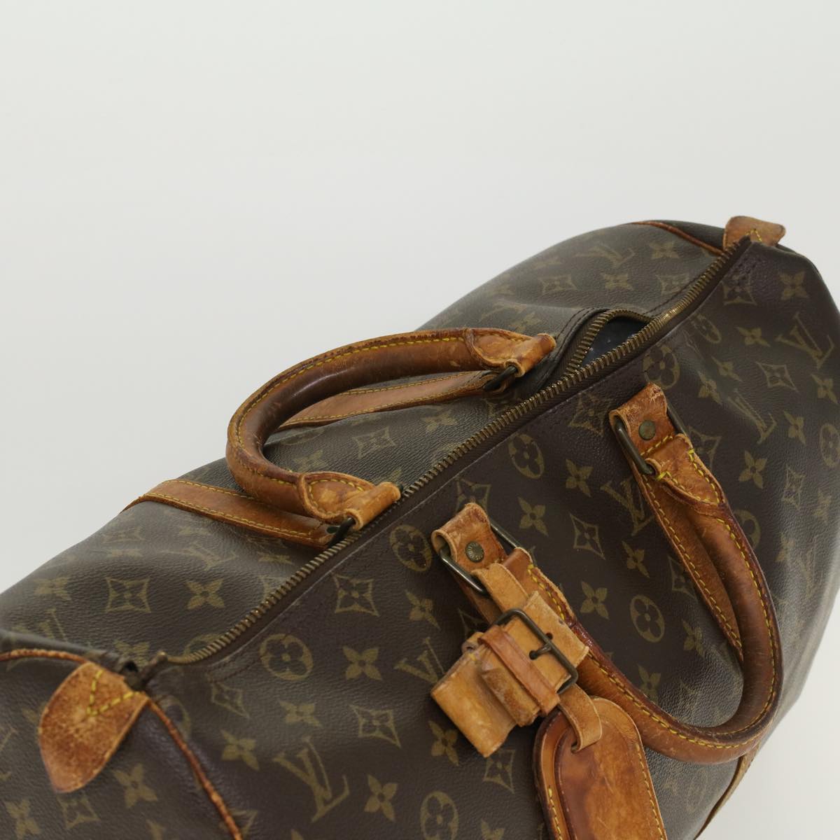 LOUIS VUITTON Monogram Keepall 45 Boston Bag M41428 LV 43962