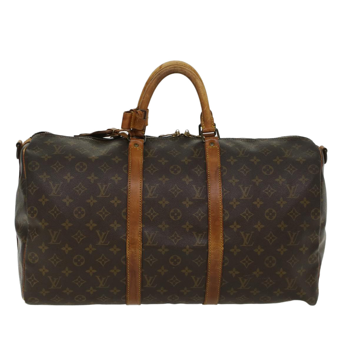 LOUIS VUITTON Monogram Keepall Bandouliere 50 Boston Bag M41416 LV 43963