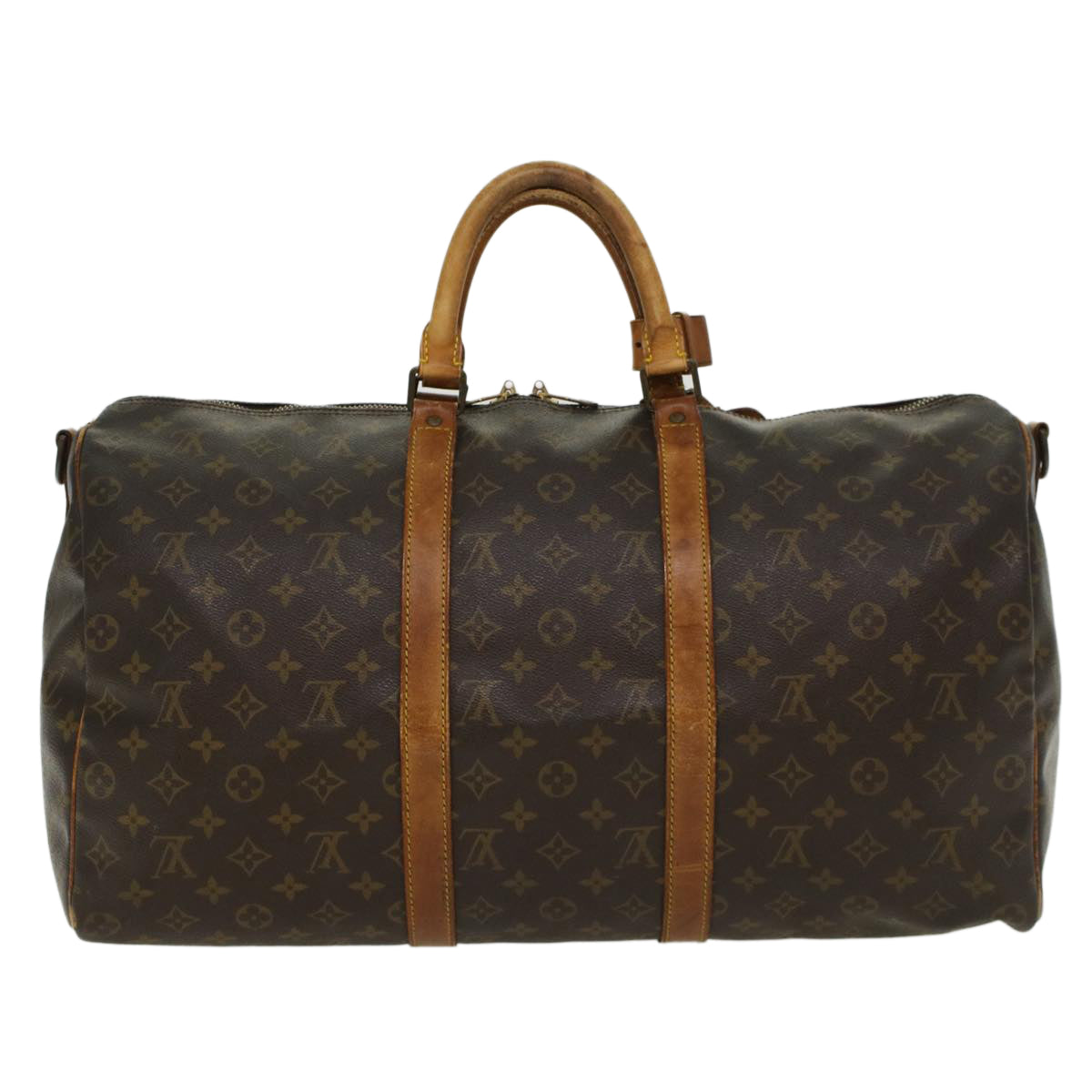 LOUIS VUITTON Monogram Keepall Bandouliere 50 Boston Bag M41416 LV 43963