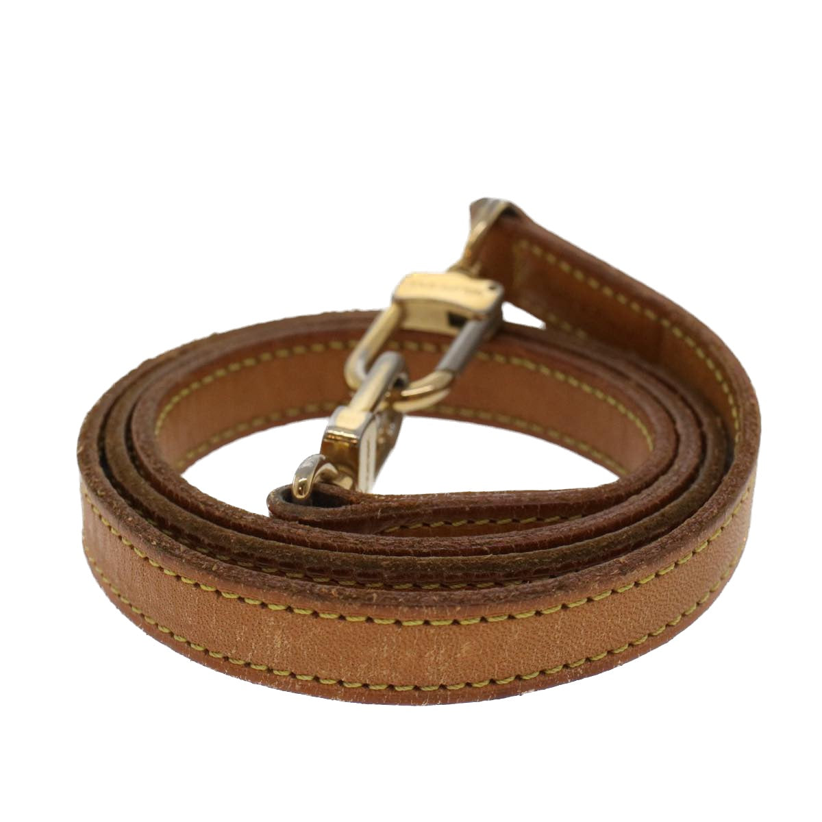 LOUIS VUITTON Shoulder Strap Leather 36.6"" Beige LV 43971
