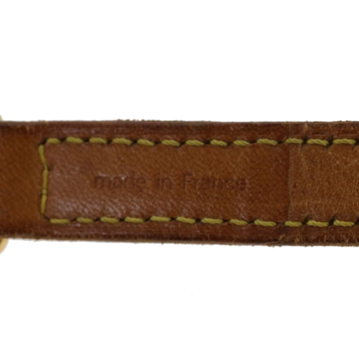 LOUIS VUITTON Shoulder Strap Leather 36.6"" Beige LV 43971