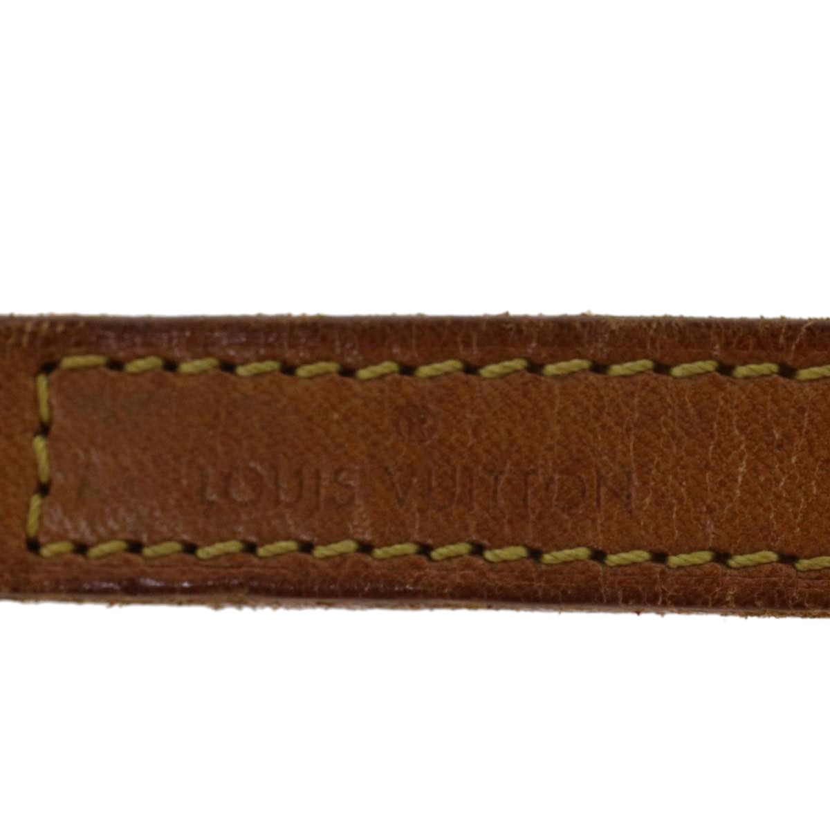 LOUIS VUITTON Shoulder Strap Leather 36.6"" Beige LV 43971