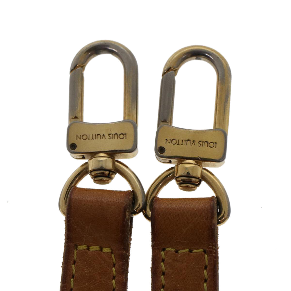 LOUIS VUITTON Shoulder Strap Leather 36.6"" Beige LV 43971