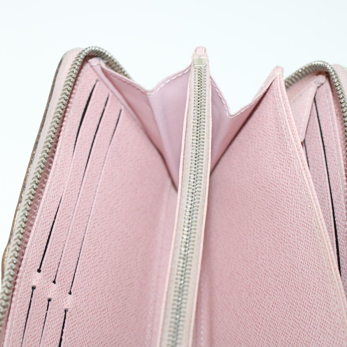 LOUIS VUITTON Epi Zippy Wallet Long Wallet Rose Valerine M61863 LV 43984