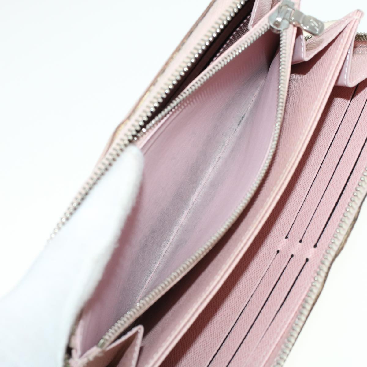 LOUIS VUITTON Epi Zippy Wallet Long Wallet Rose Valerine M61863 LV 43984