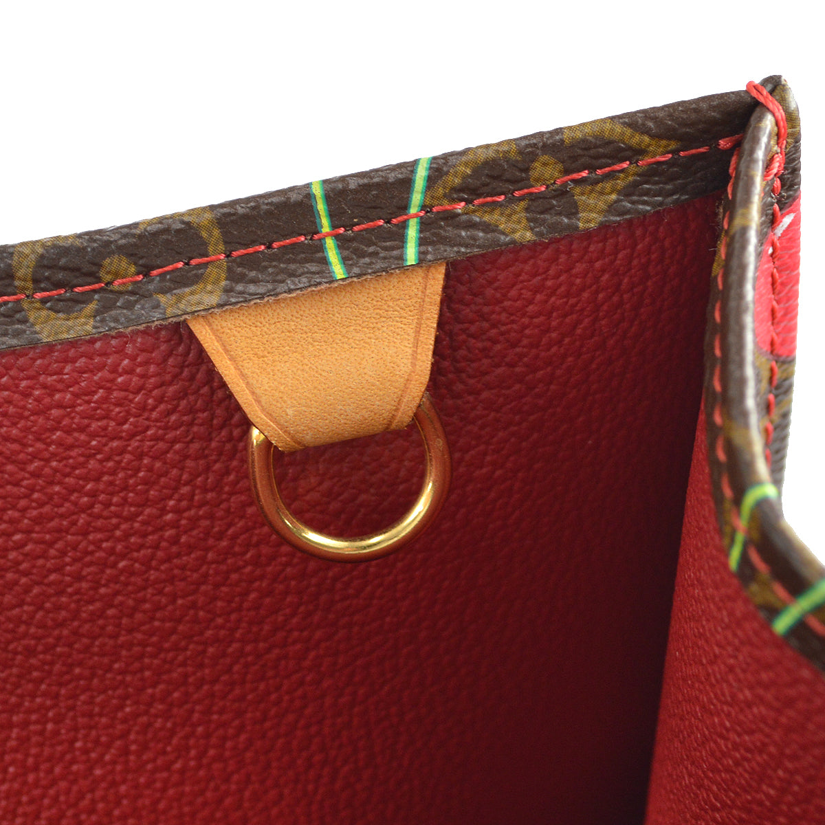 Louis Vuitton 2005 Sac Plat Monogram Cherry M95010
